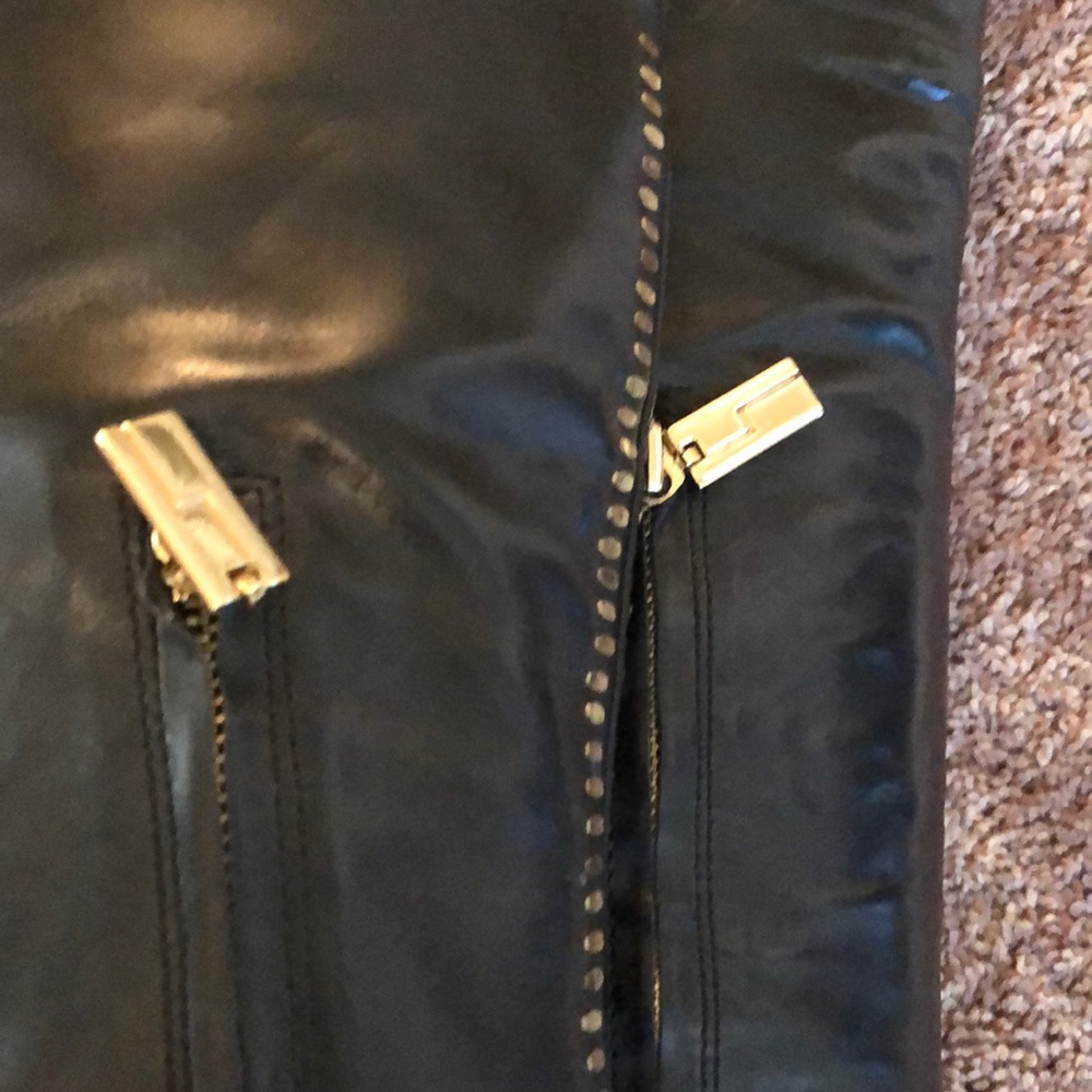 💥💥L.A.M.B. Black leather over the knee boots 6.5 - Picture 5 of 8